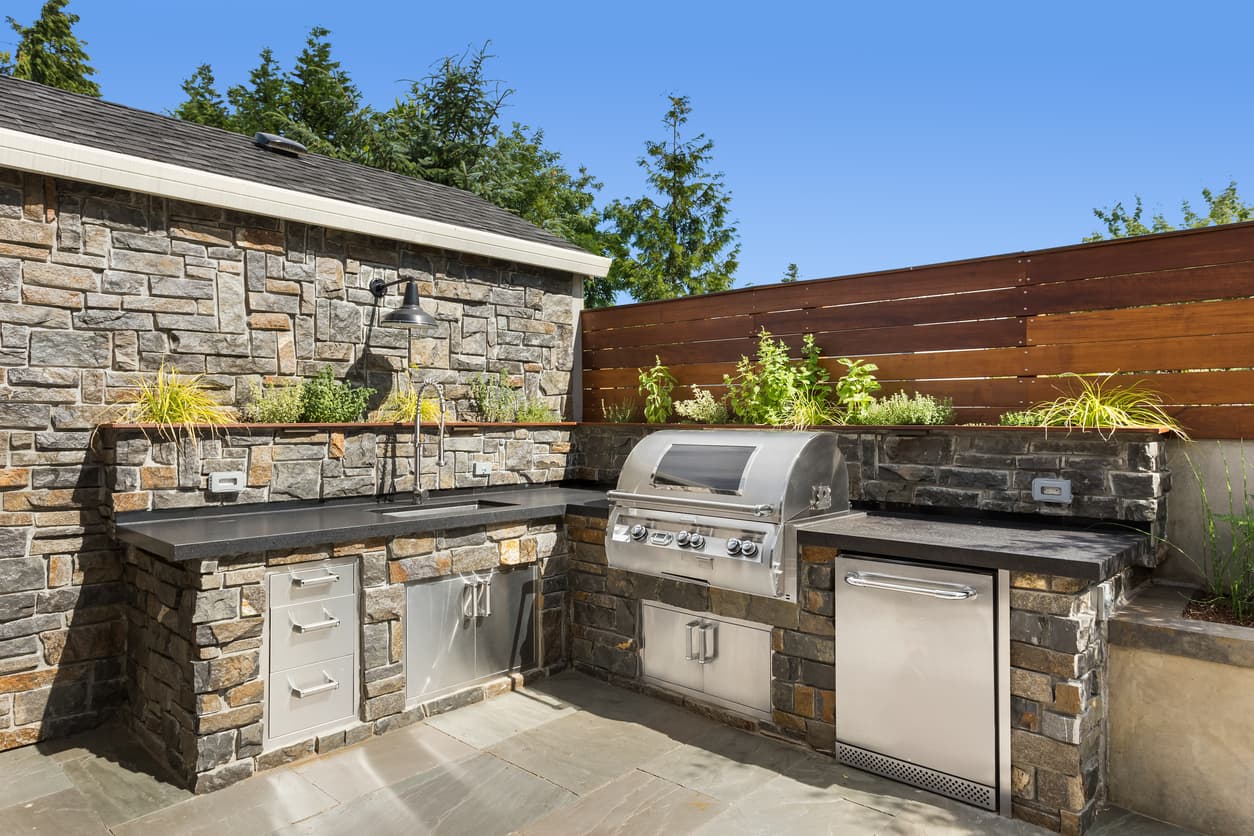 Completed luxury landscape project